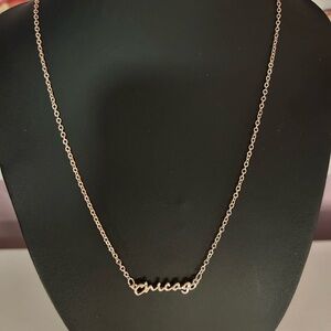 CHICAGO Necklace, NWT.